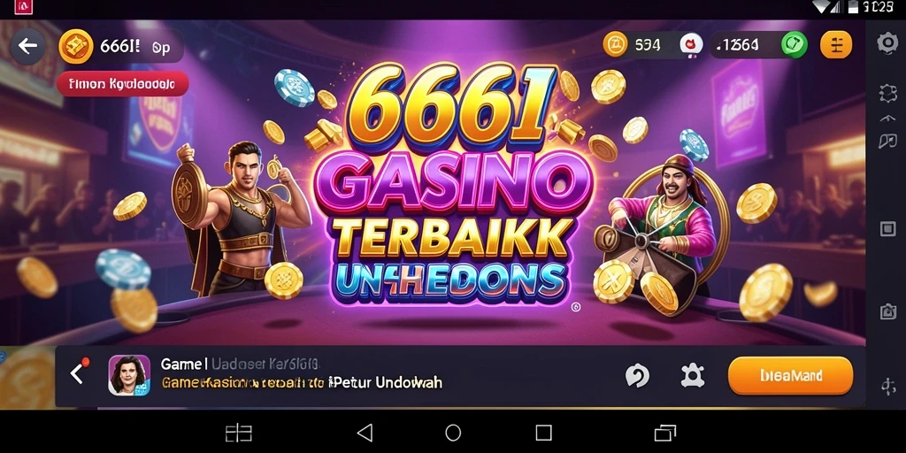 Tampilan menarik dari gameplay Kasino di 666I.