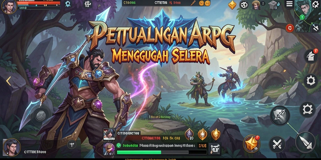 Tampilan gameplay ARPG CITIBET88 yang penuh aksi dan strategi.