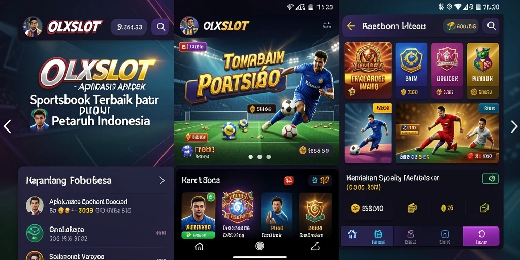 Tampilan antarmuka menarik dari OLXSLOT saat memilih taruhan olahraga.