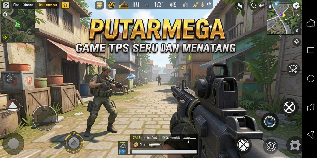 Gameplay TPS yang mendebarkan di PUTARMEGA.