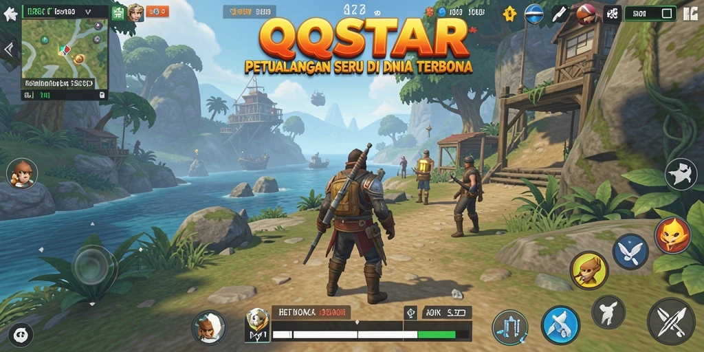 Screenshot gameplay menampilkan petualangan menarik di dunia terbuka.