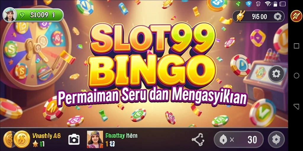 Screenshot dari gameplay SLOT99 yang menampilkan keseruan bermain Bingo.