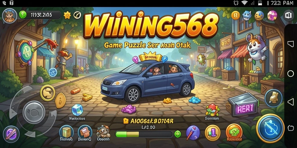 Screenshot utama WINNING568 menampilkan gameplay Puzzle yang menantang dan seru.